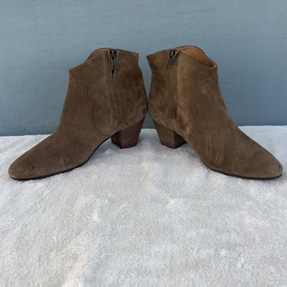 GUC Isabel Marant Brown Ankle Boots with Chunky Heel EU 41 - Picture 1 of 10
